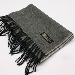 Shadow Gray Cashmere Scarf